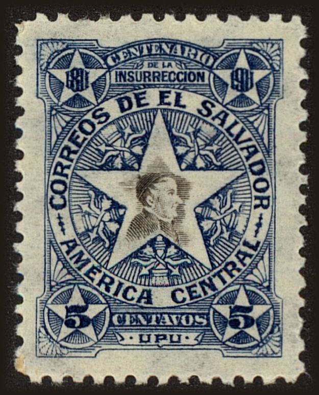 Front view of Salvador, El 394 collectors stamp