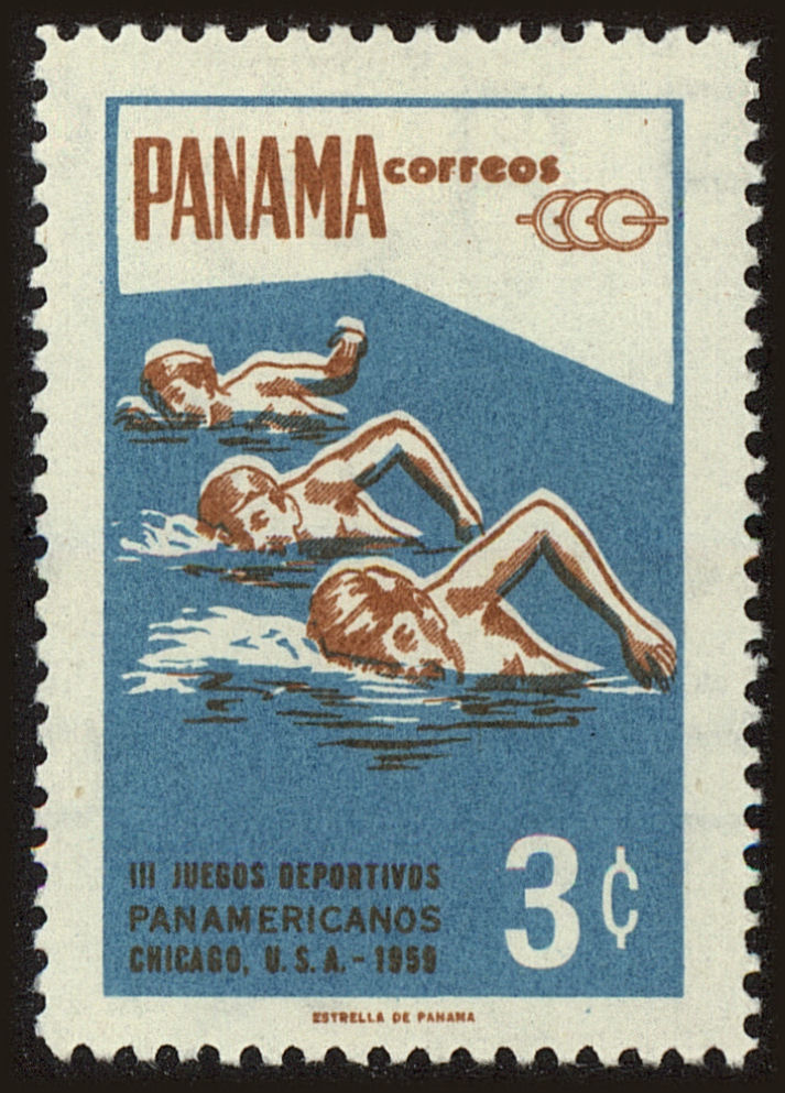 Front view of Panama 431 collectors stamp