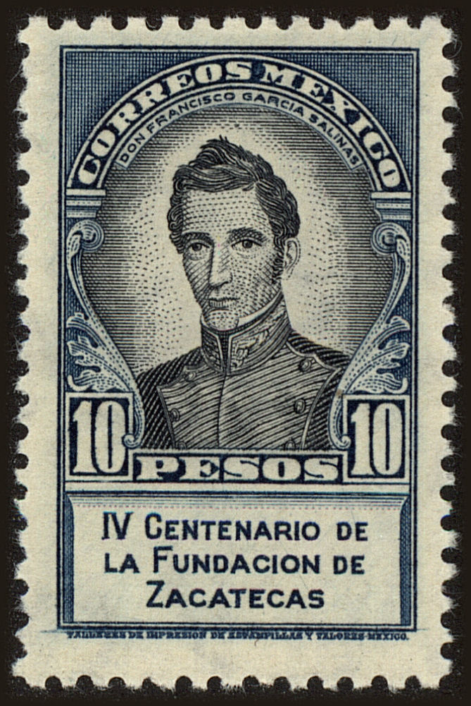 Front view of Mexico 824 collectors stamp