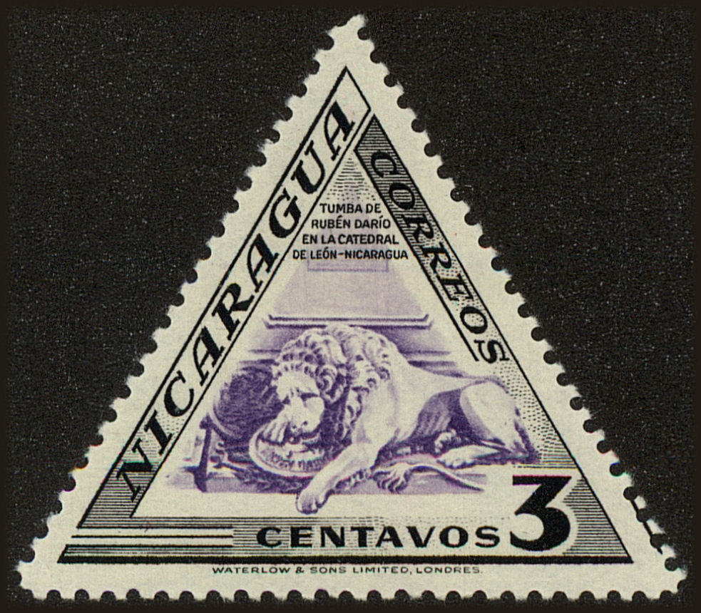 Front view of Nicaragua 707 collectors stamp