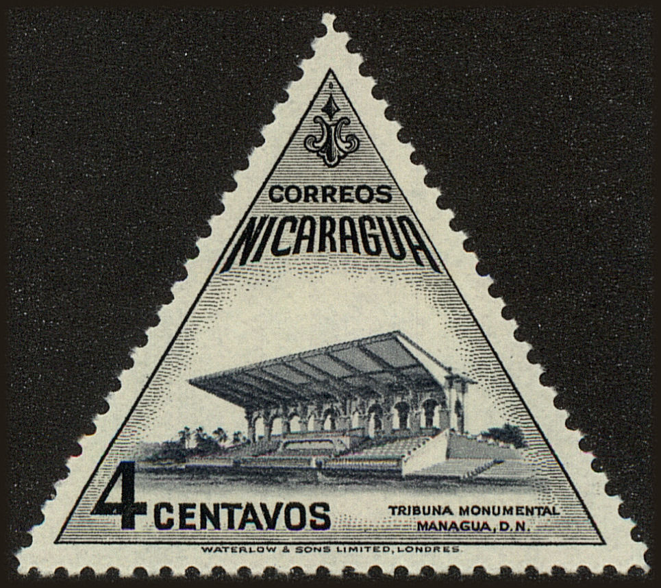 Front view of Nicaragua 708 collectors stamp