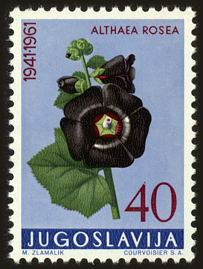 Front view of Kingdom of Yugoslavia 601 collectors stamp