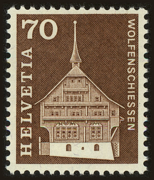 Front view of Switzerland 446 collectors stamp