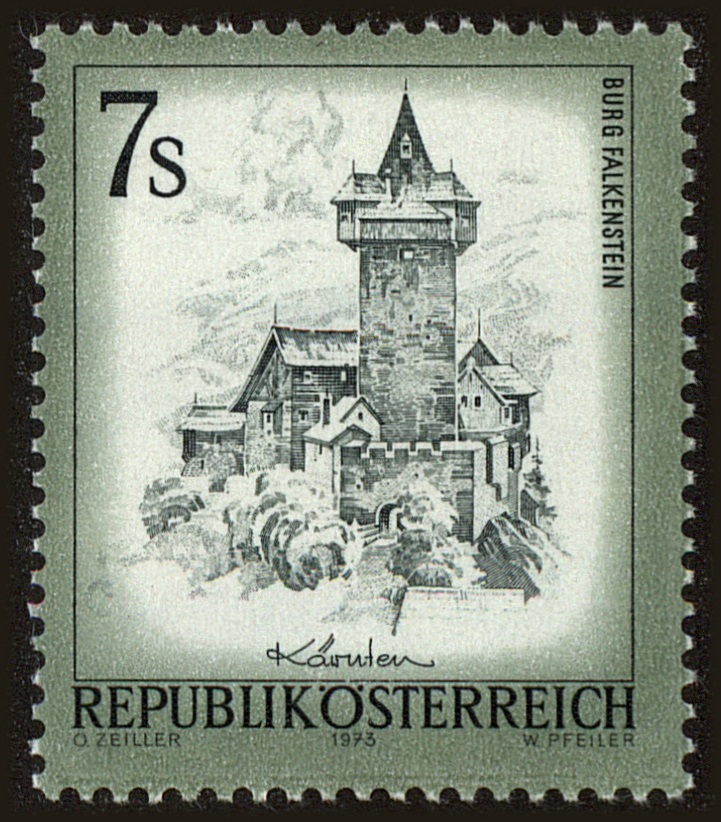 Front view of Austria 969 collectors stamp