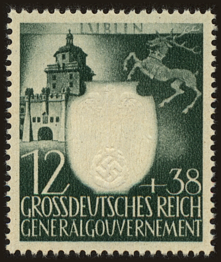 Front view of Polish Republic NB28 collectors stamp
