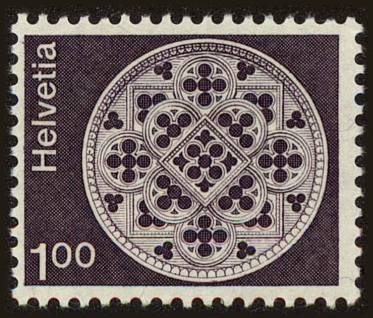 Front view of Switzerland 569 collectors stamp