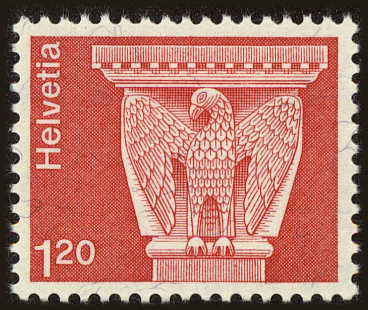 Front view of Switzerland 571 collectors stamp