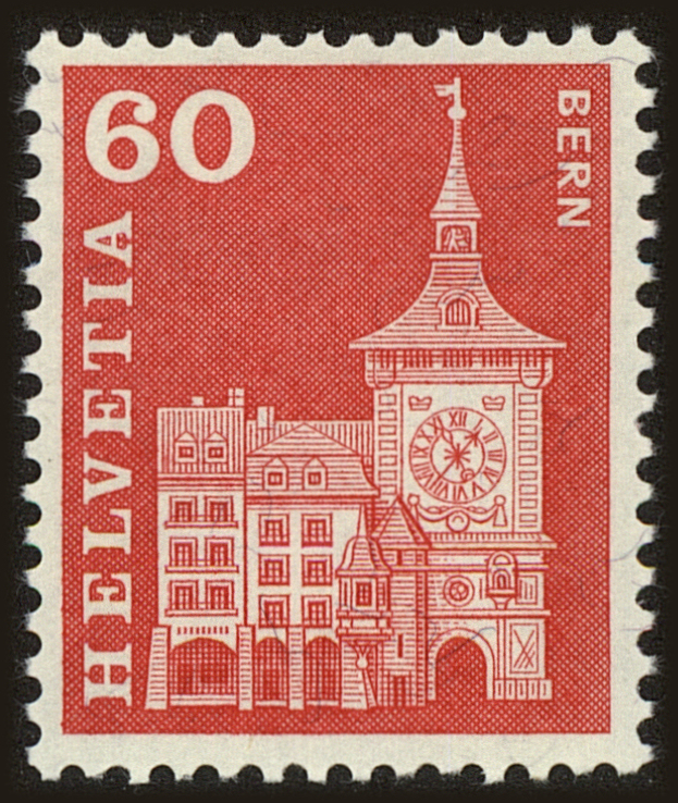 Front view of Switzerland 391a collectors stamp