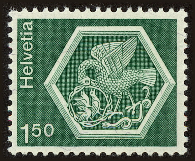 Front view of Switzerland 573 collectors stamp