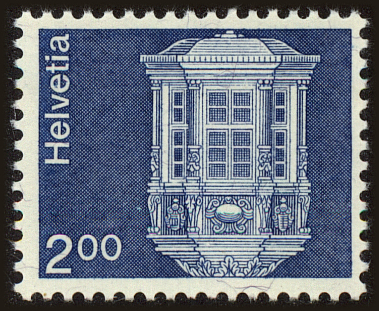 Front view of Switzerland 576 collectors stamp
