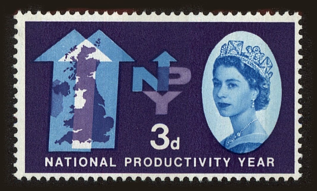 Front view of Great Britain 388p collectors stamp