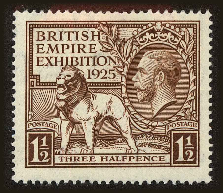 Front view of Great Britain 204 collectors stamp