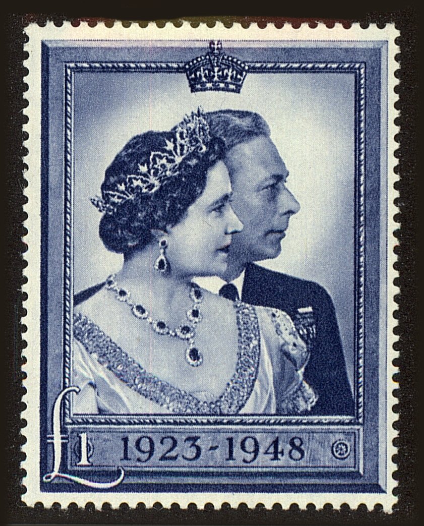 Front view of Great Britain 268 collectors stamp