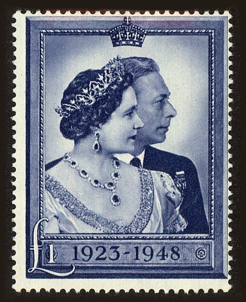 Front view of Great Britain 268 collectors stamp