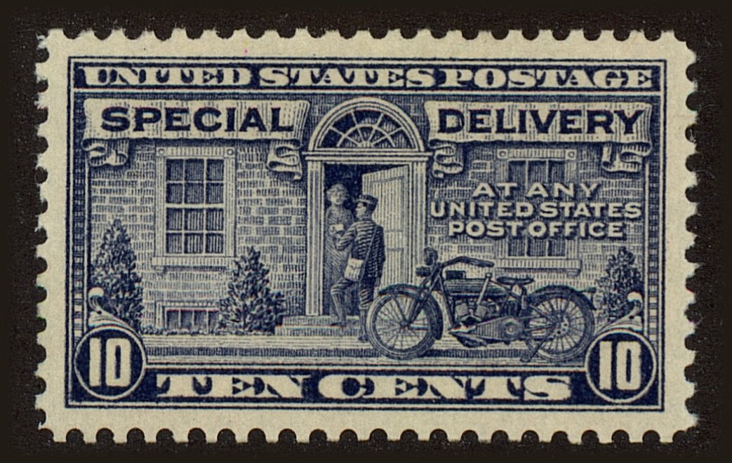 Front view of United States E12a collectors stamp