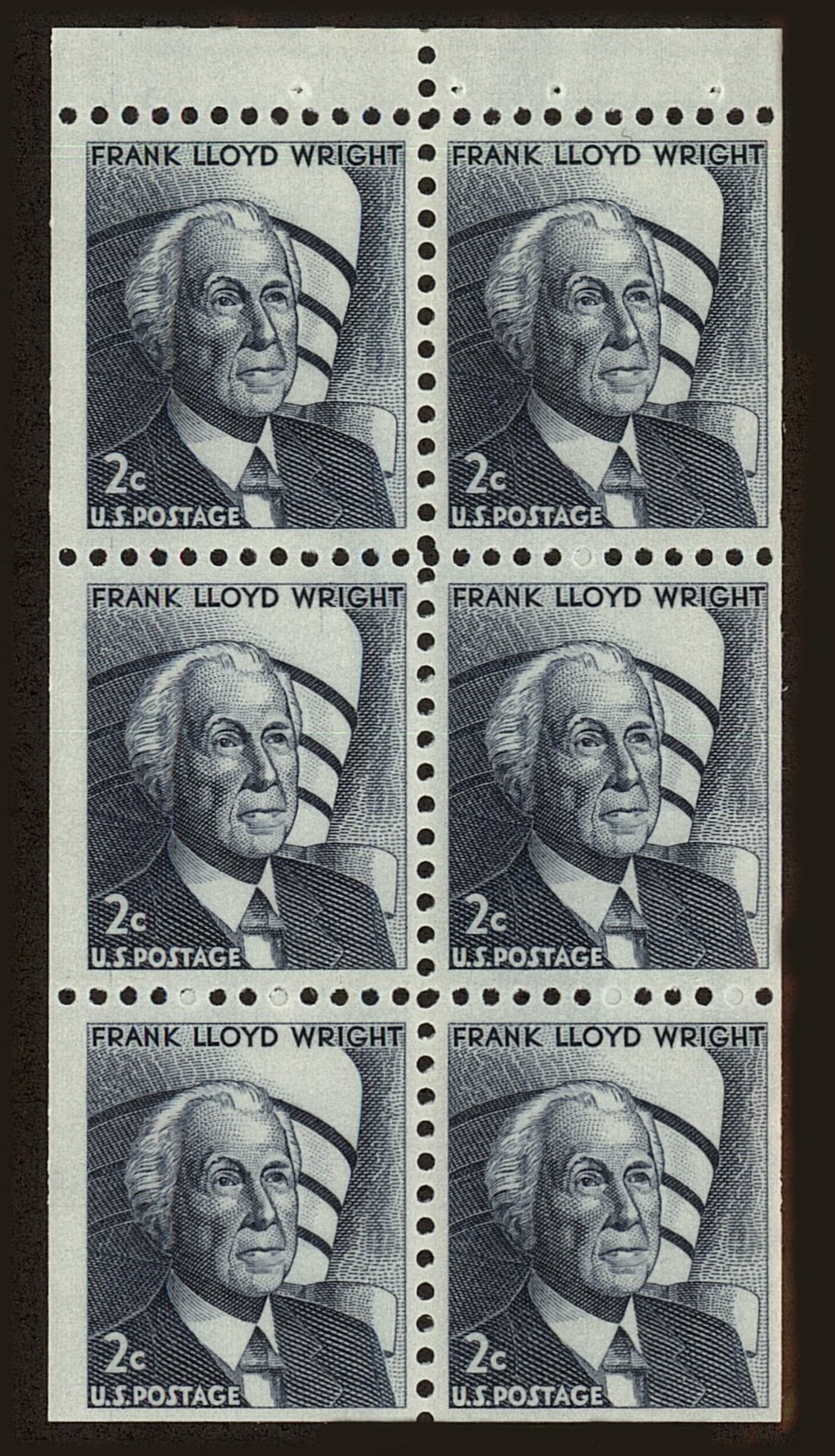Front view of United States 1280c collectors stamp