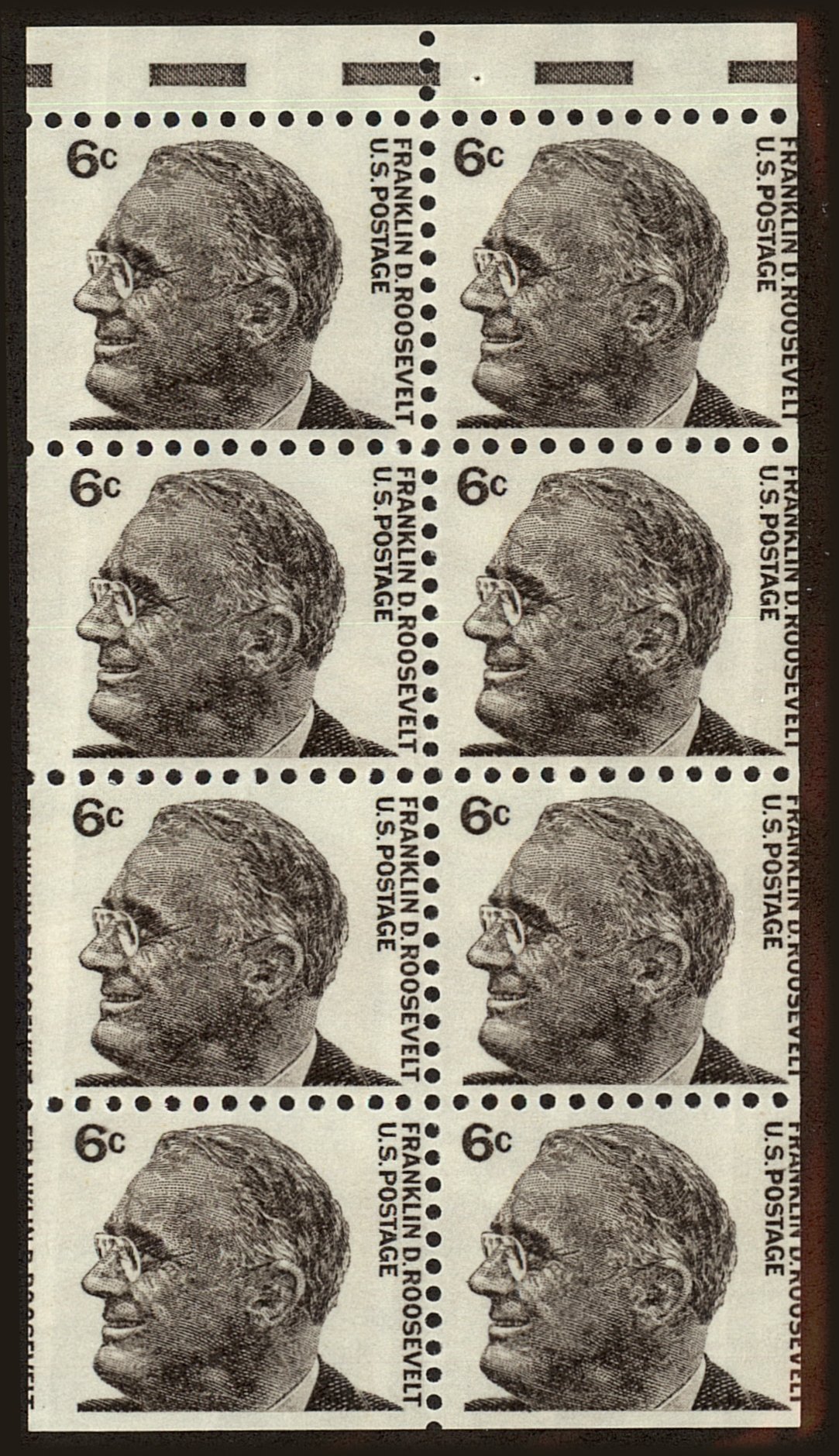 Front view of United States 1284b collectors stamp