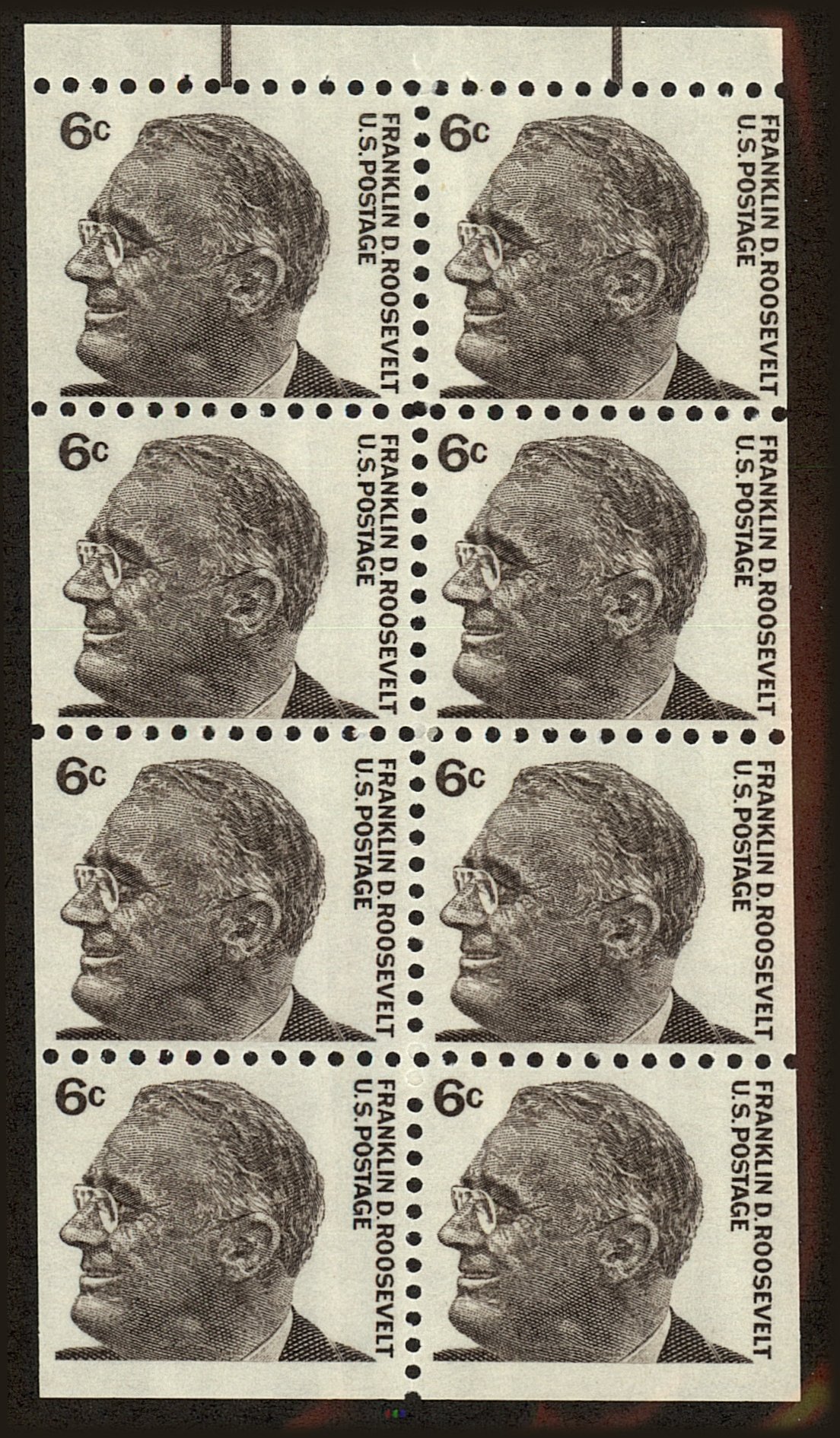 Front view of United States 1284b collectors stamp