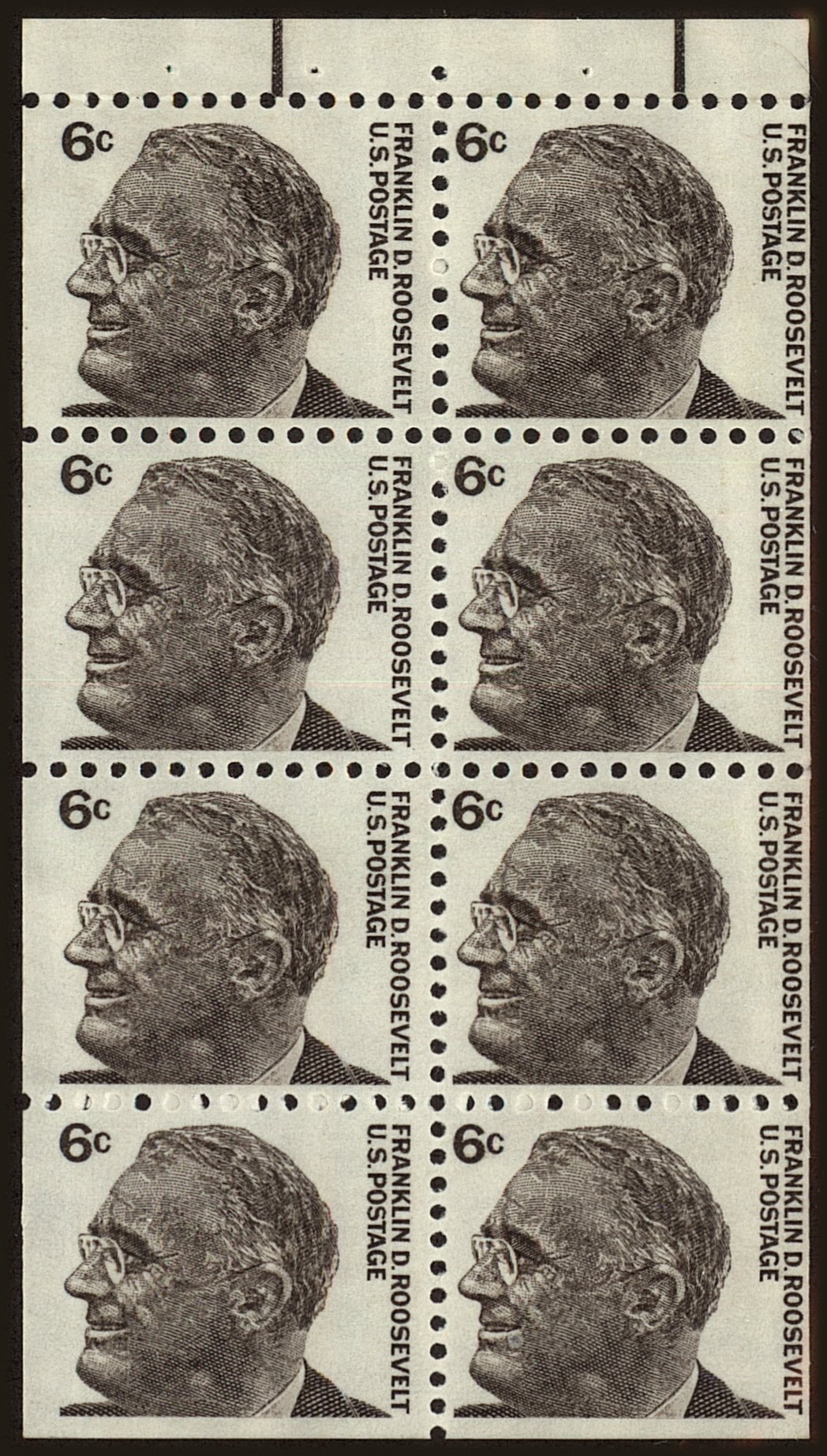 Front view of United States 1284b collectors stamp