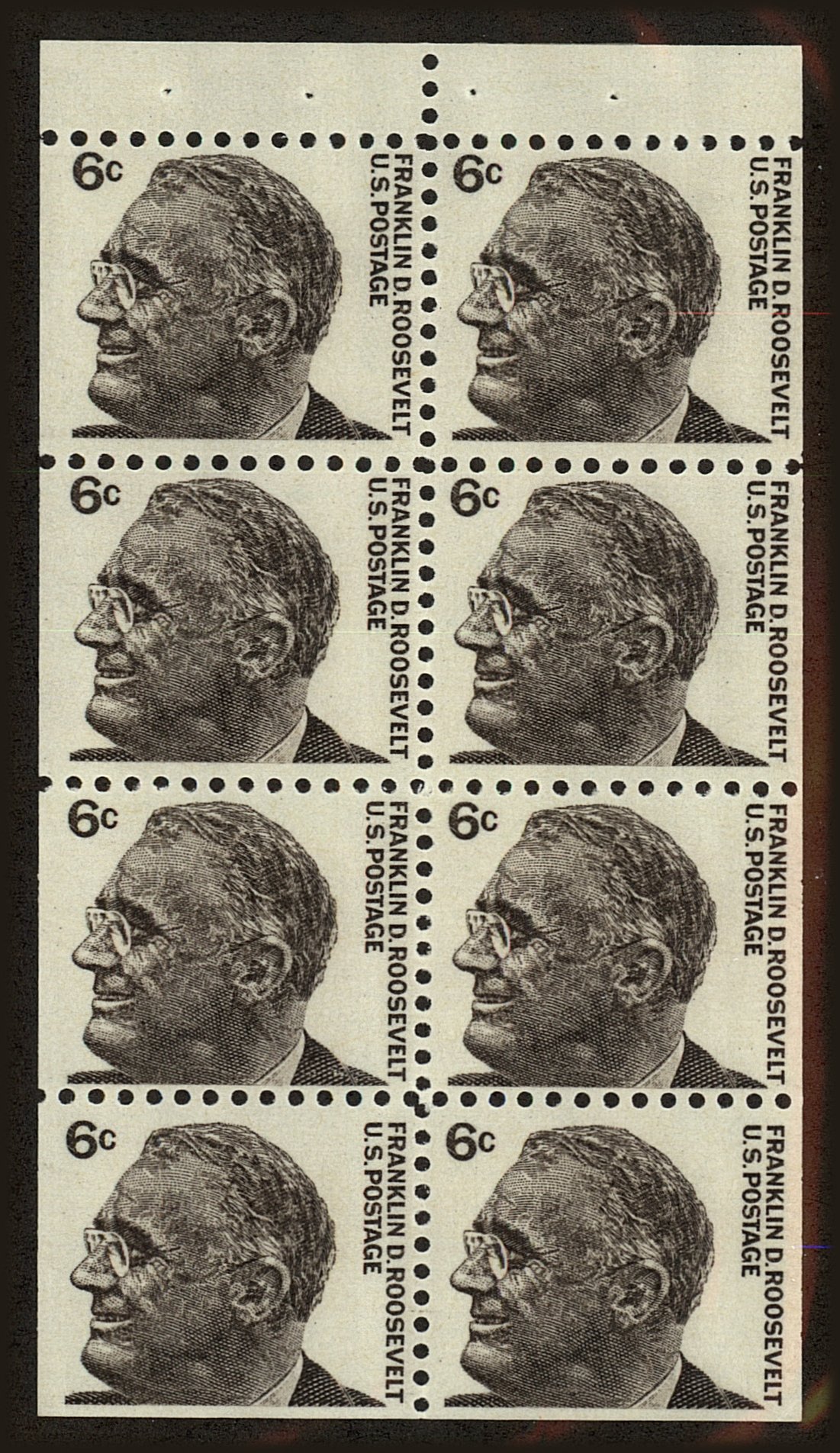 Front view of United States 1284b collectors stamp
