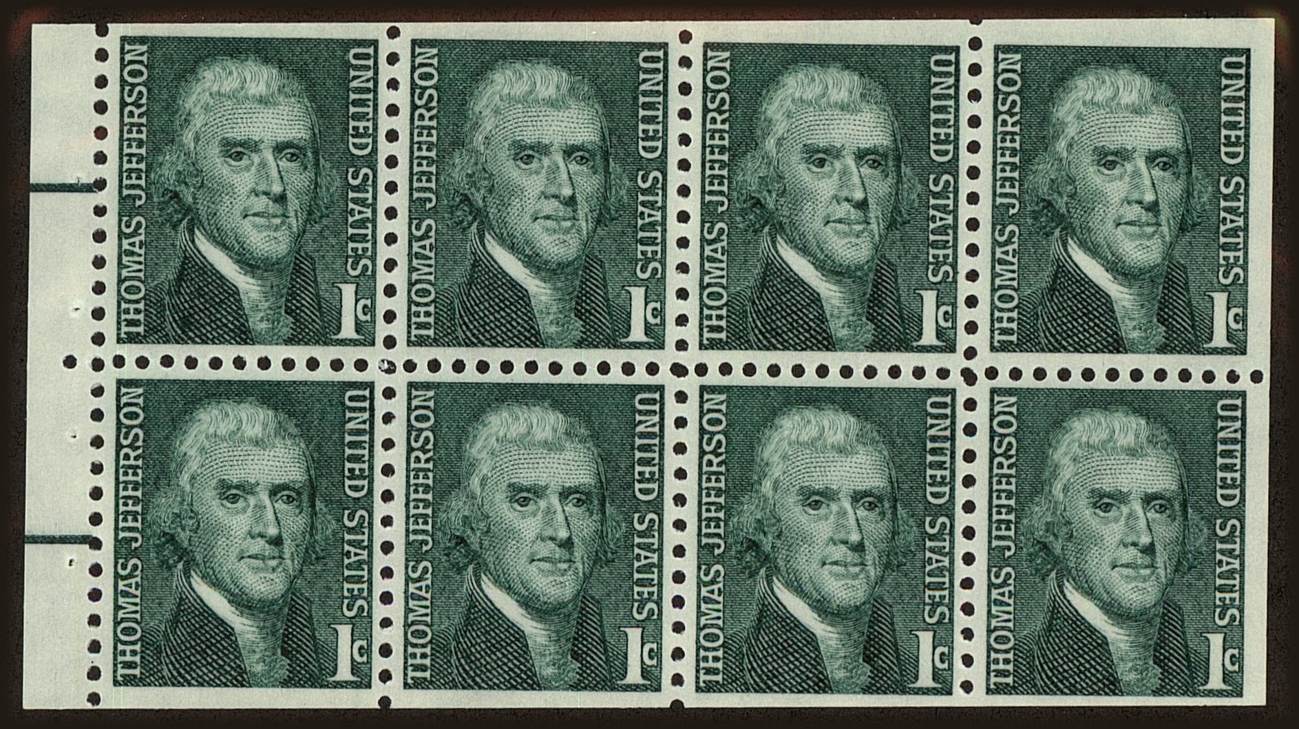 Front view of United States 1278a collectors stamp