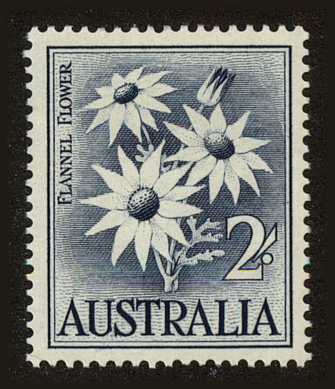 Front view of Australia 327 collectors stamp