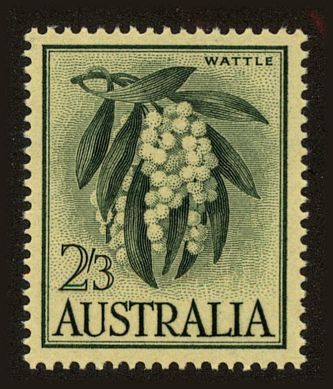 Front view of Australia 328 collectors stamp