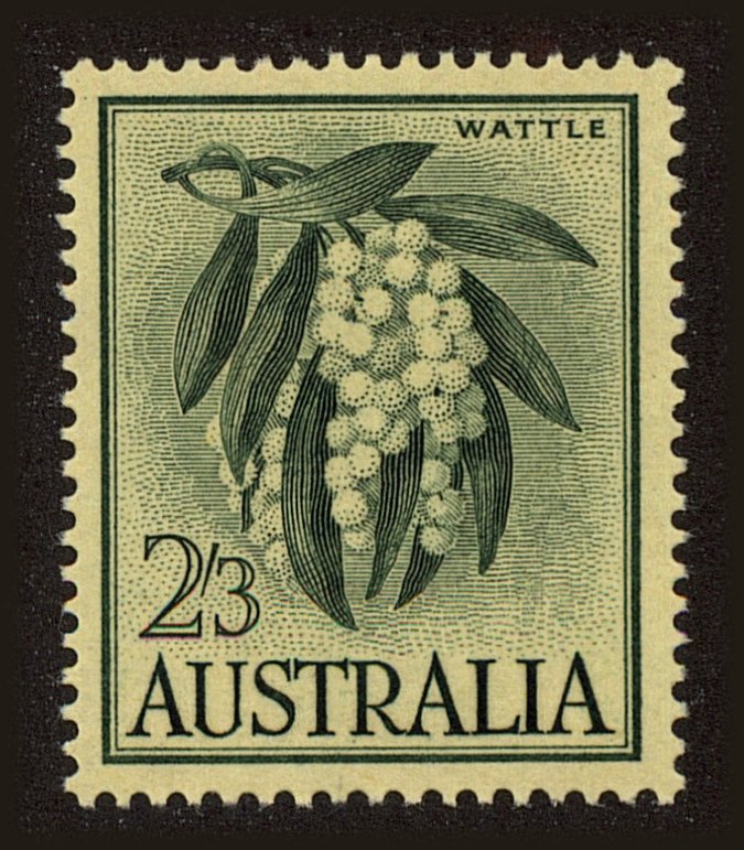 Front view of Australia 328 collectors stamp