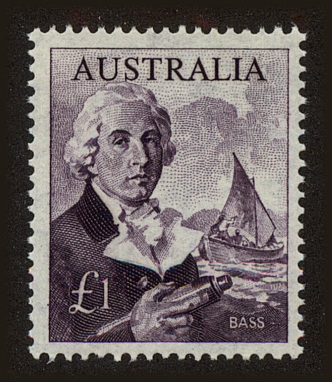 Front view of Australia 378 collectors stamp