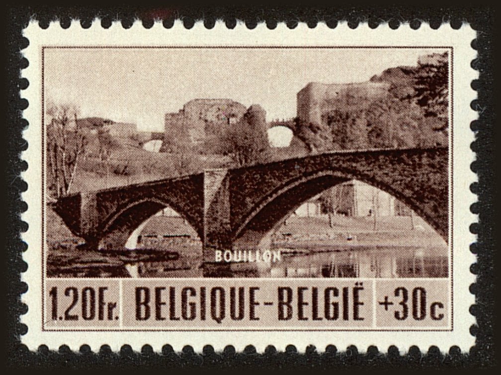Front view of Belgium B539 collectors stamp