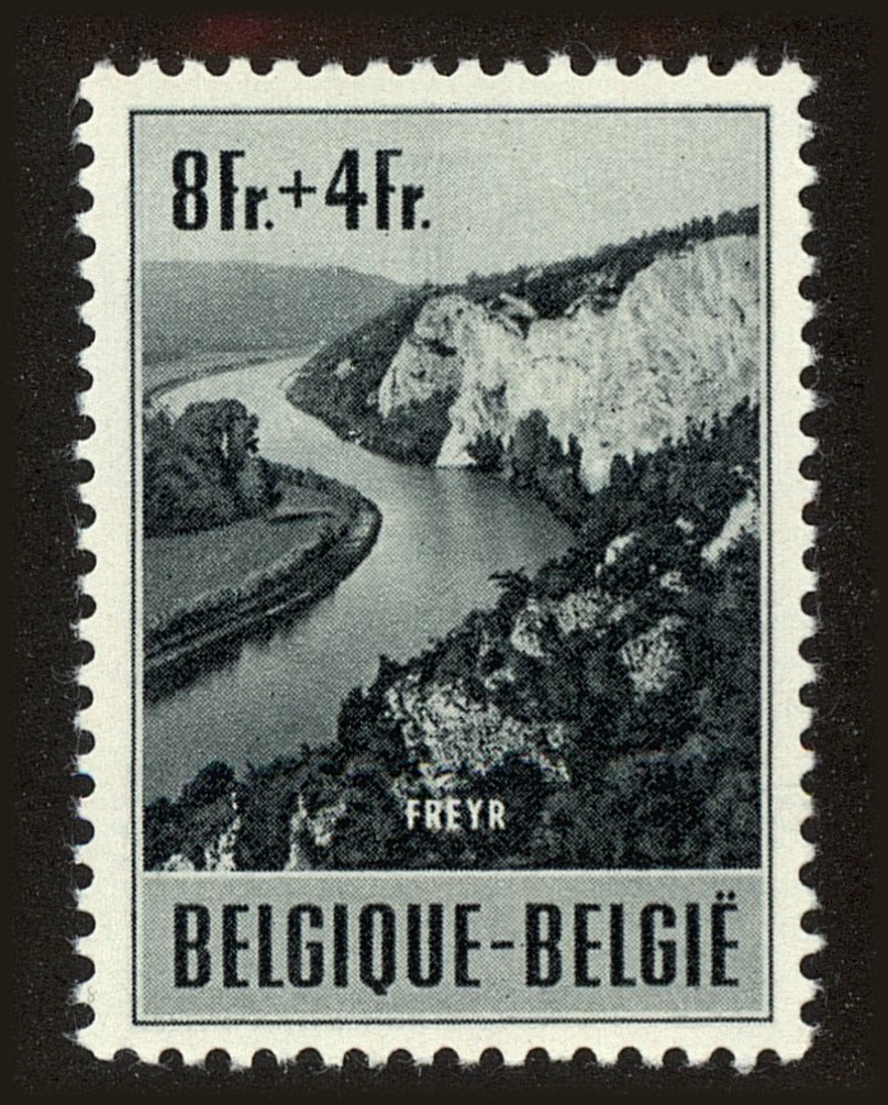 Front view of Belgium B543 collectors stamp