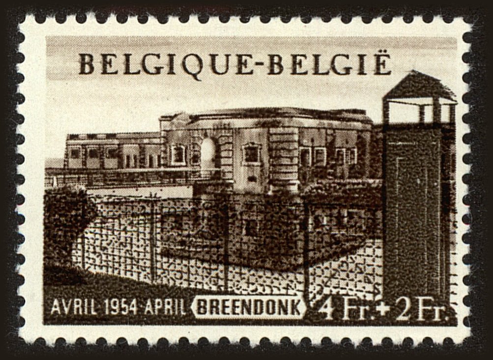 Front view of Belgium B559 collectors stamp