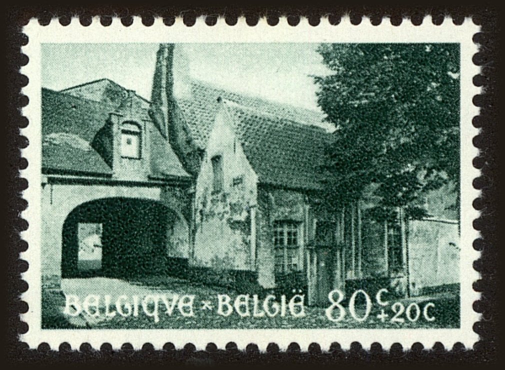 Front view of Belgium B561 collectors stamp