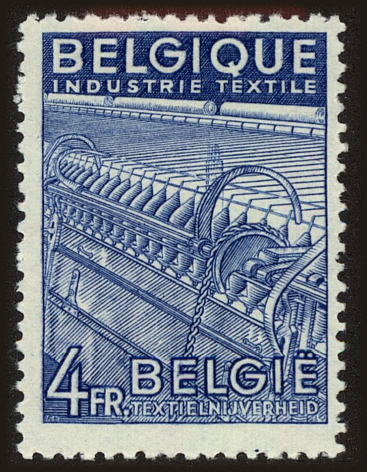Front view of Belgium 383 collectors stamp