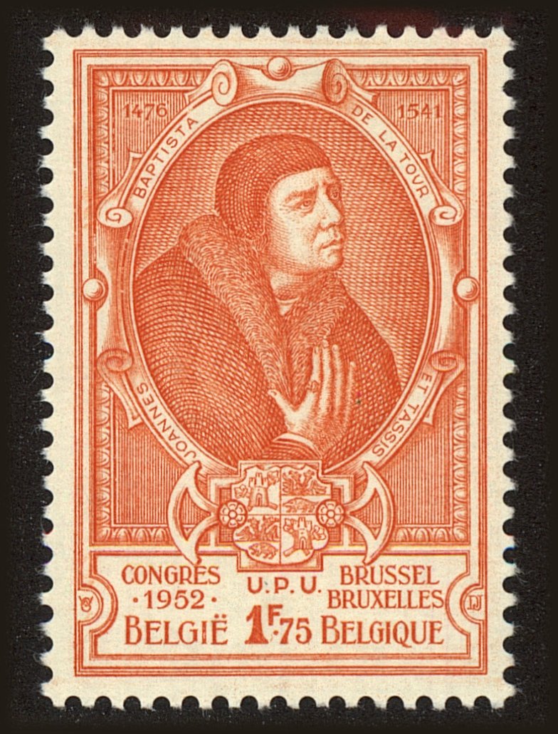 Front view of Belgium 436 collectors stamp