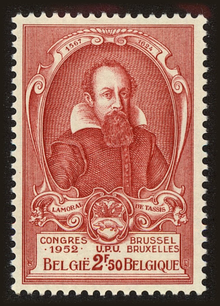 Front view of Belgium 438 collectors stamp