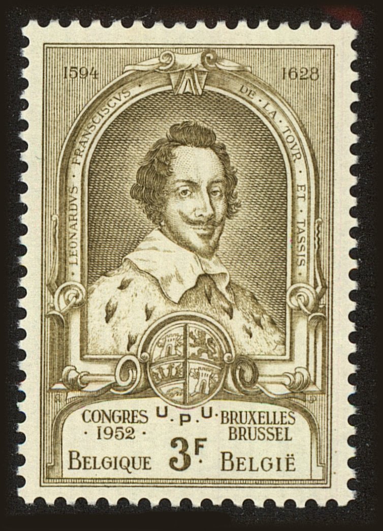 Front view of Belgium 439 collectors stamp