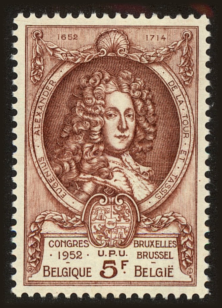 Front view of Belgium 441 collectors stamp