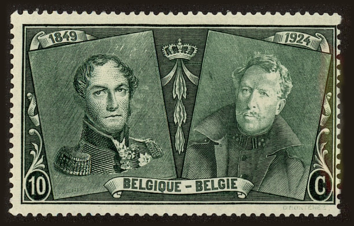 Front view of Belgium 172 collectors stamp