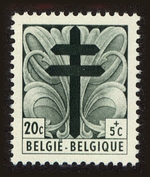 Front view of Belgium B462 collectors stamp