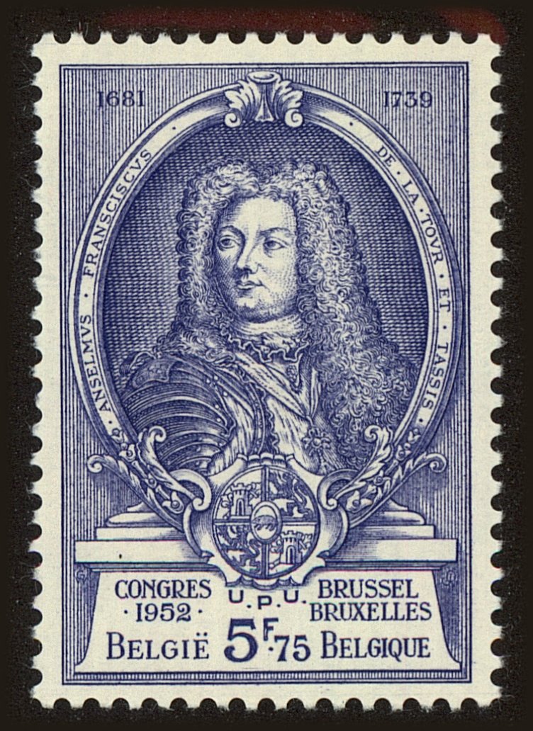 Front view of Belgium 442 collectors stamp