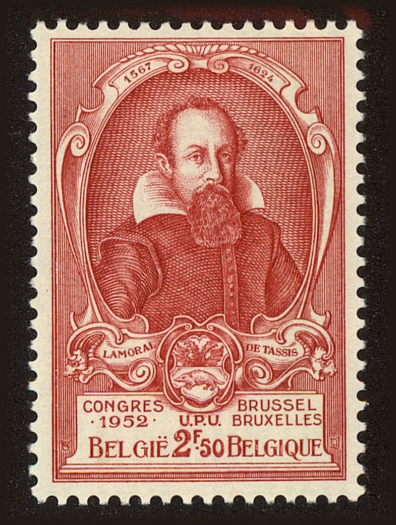 Front view of Belgium 438 collectors stamp