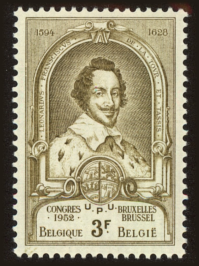 Front view of Belgium 439 collectors stamp