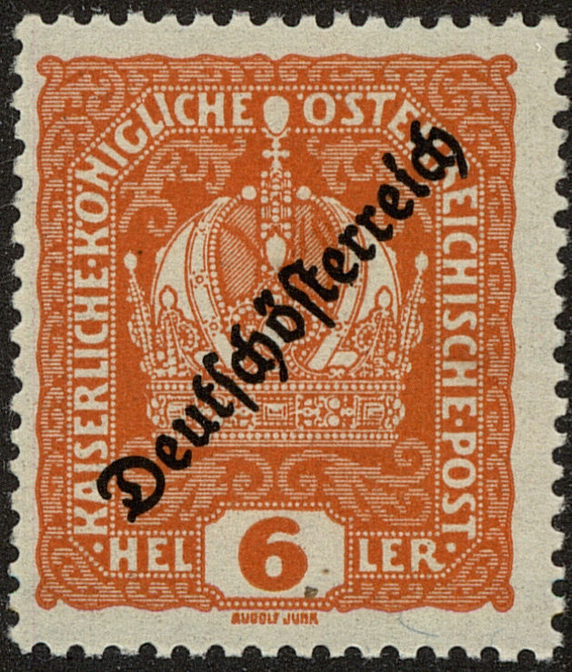 Front view of Austria 183 collectors stamp
