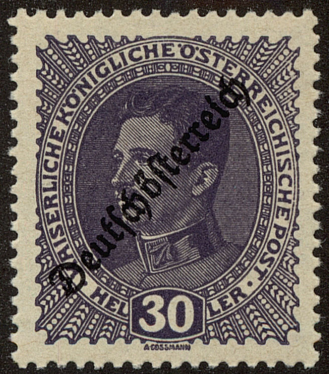 Front view of Austria 189 collectors stamp