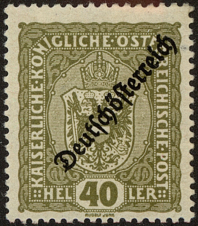 Front view of Austria 190 collectors stamp