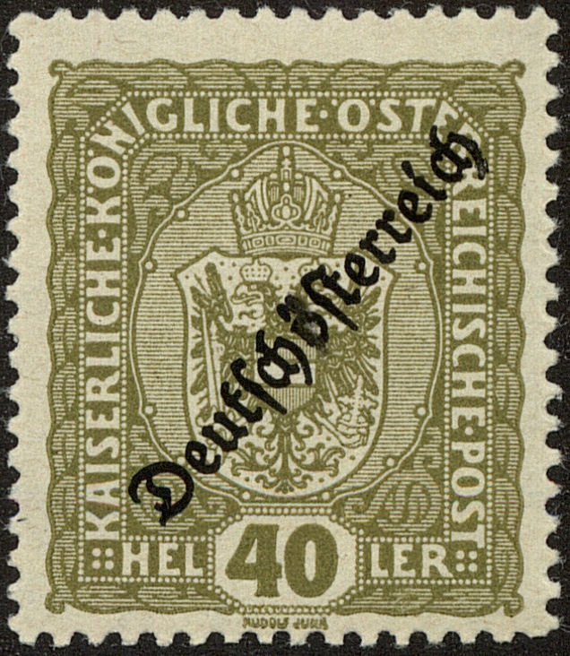 Front view of Austria 190 collectors stamp