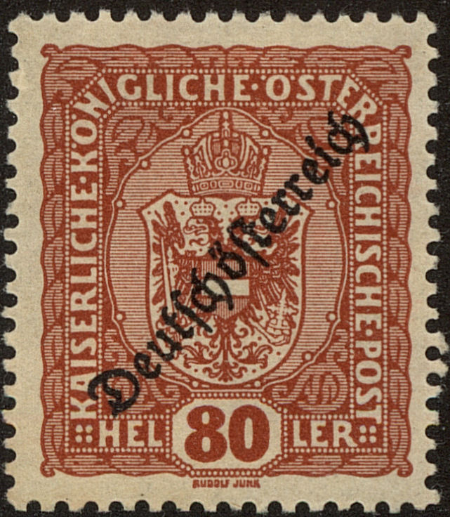 Front view of Austria 193 collectors stamp