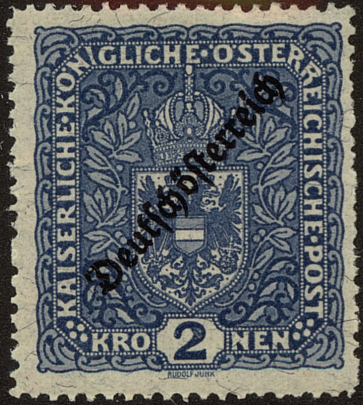 Front view of Austria 196 collectors stamp