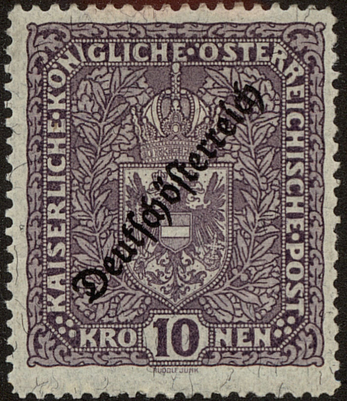 Front view of Austria 199a collectors stamp